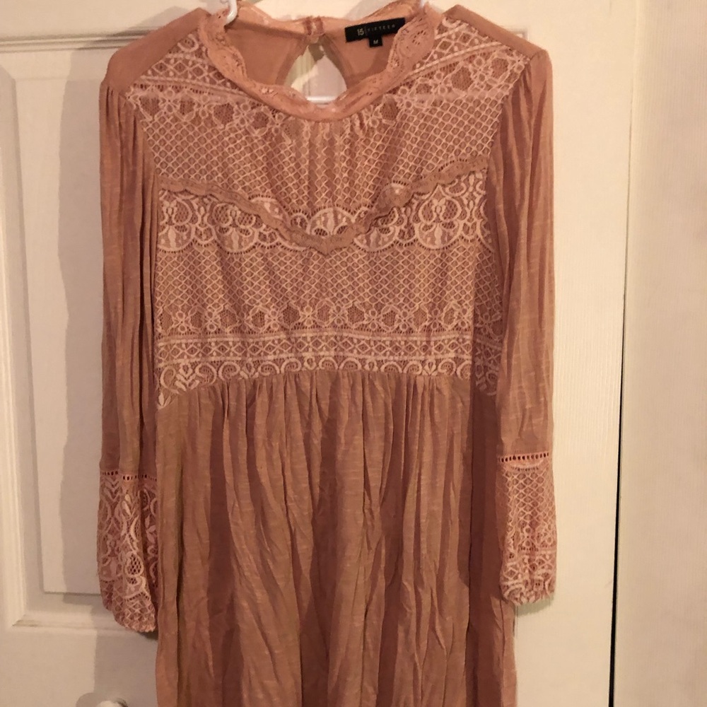 Pink Lace Top